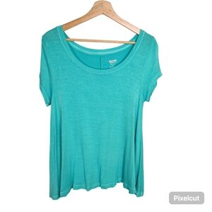 Women's Mossimo Teal Knit T-shirt, Medium